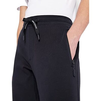 Armani Drawstring Jogger with Zip Pockets, Pantaloni Casual, Armani Drawstring Jogger with Zip Pockets, Pantaloni Casual,