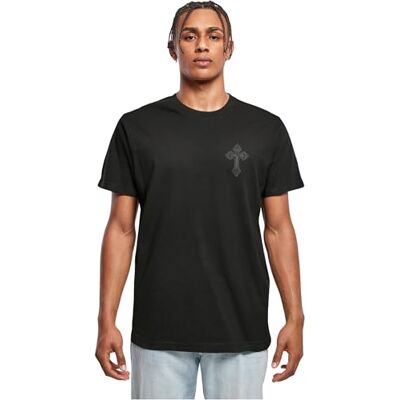 Maglietta da Uomo Cross Meets Grace Tee, Casual da Uomo, con Stampa sul Petto, 100% Cotone, Taglie XS 5XL, Nero, L Maglietta da Uomo Cross Meets Grace Tee, Casual da Uomo, con Stampa sul Petto, 100% Cotone, Taglie XS 5XL, Nero, L