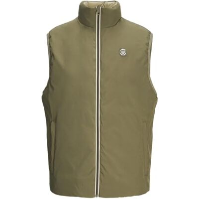 Jack & Jones JPRBLUBROOK Gilet reversibile da uomo, verde oliva, taglia M, Olive Night, M Jack & Jones JPRBLUBROOK Gilet reversibile da uomo, verde oliva, taglia M, Olive Night, M