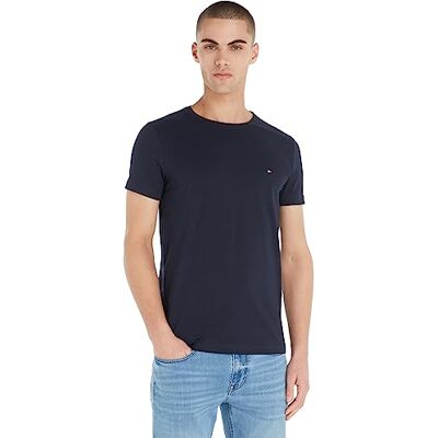 Tommy Hilfiger Uomo T-shirt Maniche Corte Core Stretch Slim Fit Tommy Hilfiger Uomo T-shirt Maniche Corte Core Stretch Slim Fit