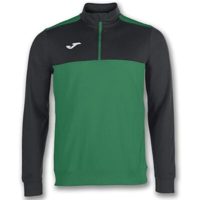 Joma Felpa Senza Cappuccio, Winner, Uomo, Verde-Nero, S Joma Felpa Senza Cappuccio, Winner, Uomo, Verde-Nero, S