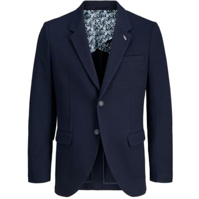Jack & Jones Jprmartin Leeds Jersey Blazer Hr02 SN, Iris Nero, 52 Jack & Jones Jprmartin Leeds Jersey Blazer Hr02 SN, Iris Nero, 52
