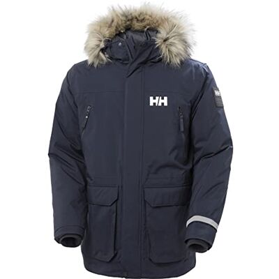 Helly Hansen Hommes Parka transparente, Bleu Marine, S Helly Hansen Hommes Parka transparente, Bleu Marine, S