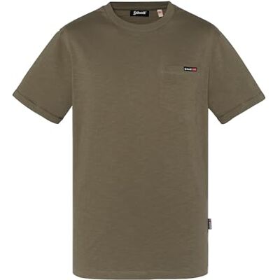 Tshirt Girocollo con Tasca Schott,, Verde, M Tshirt Girocollo con Tasca Schott,, Verde, M