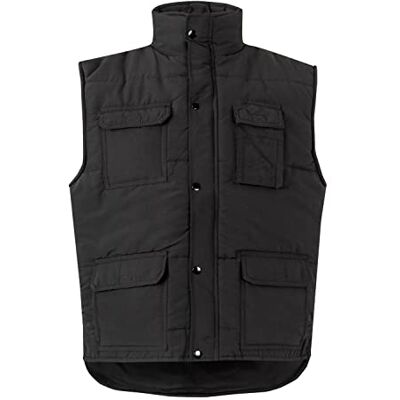 Velilla Serie 108 Gilet multitasche trapuntato (Taglie M) colore Nero Velilla Serie 108 Gilet multitasche trapuntato (Taglie M) colore Nero