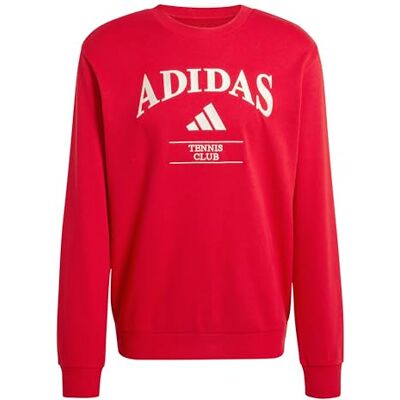 Adidas Homme Heritage Graphic Crew, Power Red, S Adidas Homme Heritage Graphic Crew, Power Red, S