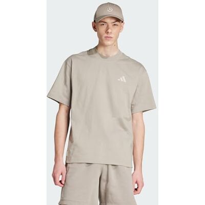 Adidas Uomo Mercedes AMG Petronas Formula One Team Premium Sweat Tee Men, Putty Beige/Wonder Alumina, XXL Adidas Uomo Mercedes AMG Petronas Formula One Team Premium Sweat Tee Men, Putty Beige/Wonder Alumina, XXL