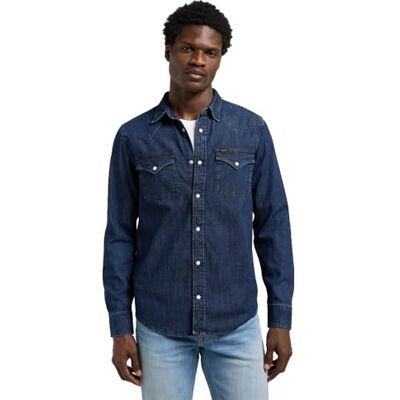 Lee Regular Western Shirt, Rinse, L Lee Regular Western Shirt, Rinse, L