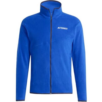 Adidas Uomo Terrex Multi Full Zip Fleece Jacket, Semi Lucid Blue, S Adidas Uomo Terrex Multi Full Zip Fleece Jacket, Semi Lucid Blue, S