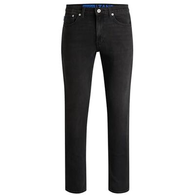 HUGO Jeans da Uomo Zane Blu Extra Slim Fit in Denim Elasticizzato, Grigio Scuro, W38 / L34 HUGO Jeans da Uomo Zane Blu Extra Slim Fit in Denim Elasticizzato, Grigio Scuro, W38 / L34