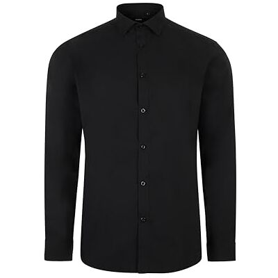 Velilla 405017S Camicia a maniche lunghe stretch uomo, colore nero, taglia 2XL, Nero, XXL Velilla 405017S Camicia a maniche lunghe stretch uomo, colore nero, taglia 2XL, Nero, XXL