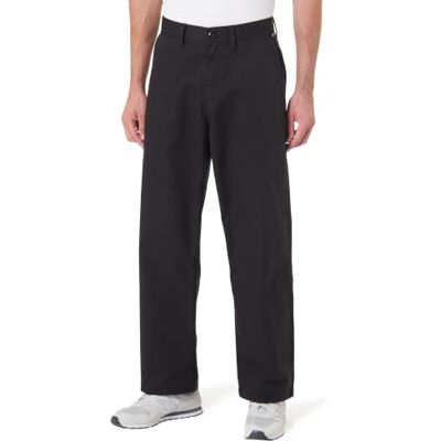 Vans Authentic Chino Pantaloni Larghi Neri, 29, Nero, W29 / L30 Vans Authentic Chino Pantaloni Larghi Neri, 29, Nero, W29 / L30