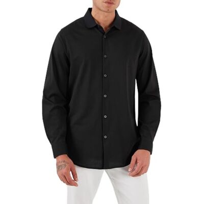 Armani Uomo Cross Gender, Manica Lunga Classic Fit Side Logo, Maglietta Blu, M, Navy Scuro, M Armani Uomo Cross Gender, Manica Lunga Classic Fit Side Logo, Maglietta Blu, M, Navy Scuro, M