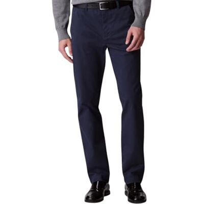 Calvin Klein Uomo Pantaloni Chino Cotton Signature Slim Fit, Blu (Ink), 28W/32L Calvin Klein Uomo Pantaloni Chino Cotton Signature Slim Fit, Blu (Ink), 28W/32L