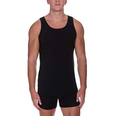 Bruno Banani Sportshirt Infinity, Vestaglia Uomo, Nero (Schwarz 007), Small Bruno Banani Sportshirt Infinity, Vestaglia Uomo, Nero (Schwarz 007), Small