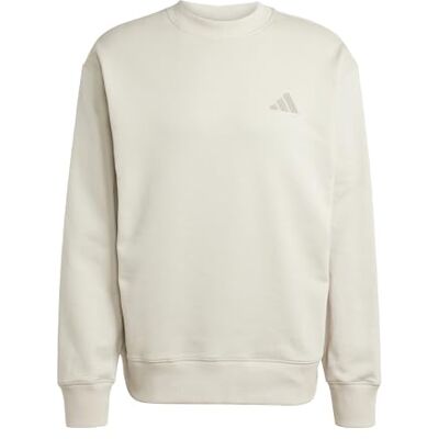 Adidas Uomo Mercedes AMG Petronas Formula One Team Premium Sweat Sweat Top Men, Wonder Alumina/Putty Beige, XXL Adidas Uomo Mercedes AMG Petronas Formula One Team Premium Sweat Sweat Top Men, Wonder Alumina/Putty Beige, XXL