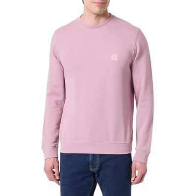 Boss Felpa da uomo, Light/Pastel Purple 539, XL Boss Felpa da uomo, Light/Pastel Purple 539, XL