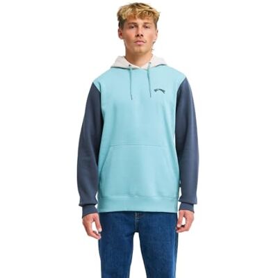 Billabong Felpa con Cappuccio Arch Block PO Uomo Verde Billabong Felpa con Cappuccio Arch Block PO Uomo Verde