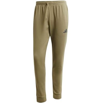 Adidas Uomo ESSENTIALS FEELCOZY FLEECE PANT, olive strata/black, M Adidas Uomo ESSENTIALS FEELCOZY FLEECE PANT, olive strata/black, M
