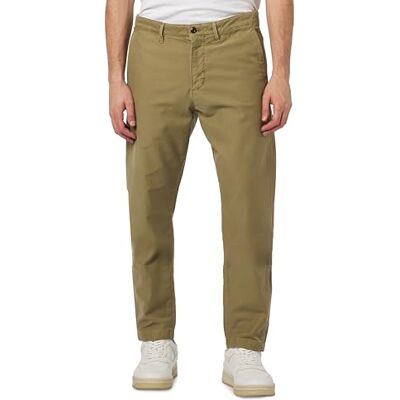 Tommy Hilfiger Chinos Uomo Harlem Gabardine Elasticizzati, Verde (Faded Olive), 31W/32L Tommy Hilfiger Chinos Uomo Harlem Gabardine Elasticizzati, Verde (Faded Olive), 31W/32L