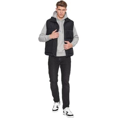 Levis SUNSET VEST, GILET TRAMONTO Uomini, Jet Black, L Levis SUNSET VEST, GILET TRAMONTO Uomini, Jet Black, L
