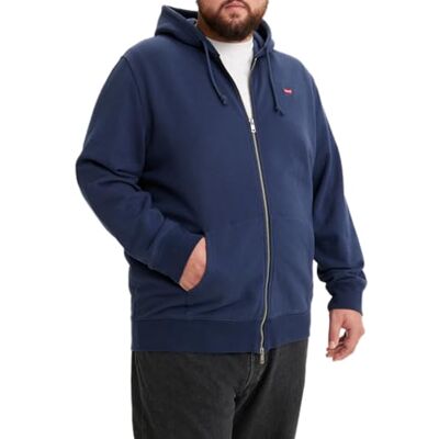 Levis Big&tall Original Hm Zip Up, Felpa Originale Uomo, Naval Academy, 3XL Levis Big&tall Original Hm Zip Up, Felpa Originale Uomo, Naval Academy, 3XL