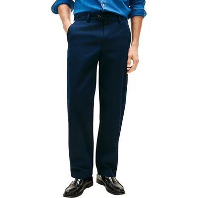 Tommy Hilfiger Murray Heritage Chino, da Uomo, Taglia 32 W/34 L, Colore: Blu, Blu (Dark Night Navy), W32 / L34 Tommy Hilfiger Murray Heritage Chino, da Uomo, Taglia 32 W/34 L, Colore: Blu, Blu (Dark Night Navy), W32 / L34