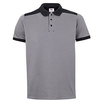 Velilla 105519S Polo stretch bicolore manica corta grigio nero taglia M Velilla 105519S Polo stretch bicolore manica corta grigio nero taglia M
