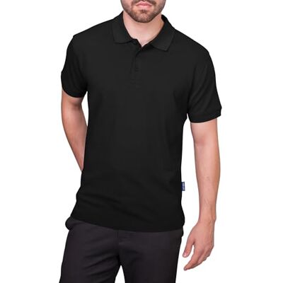 HRM Heavy M Polo, Nero, 5XL Uomo HRM Heavy M Polo, Nero, 5XL Uomo
