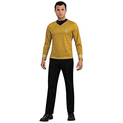 Rubie's Star Trek Uniforme della Flotta Stellare Camicia Costume Oro L - Costume Rubie's Star Trek Uniforme della Flotta Stellare Camicia Costume Oro L - Costume