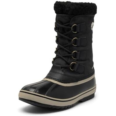 Sorel 1964 Pac Nylon WP, Stivali da Neve Impermeabili, Uomo, Black/Ancient Fossil 2024/2025, 43 EU Sorel 1964 Pac Nylon WP, Stivali da Neve Impermeabili, Uomo, Black/Ancient Fossil 2024/2025, 43 EU
