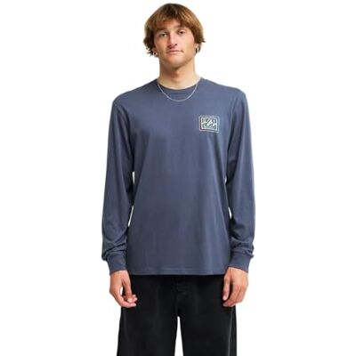 Billabong T-Shirt Manica Corta Crayon Wave LS Uomo Nero Billabong T-Shirt Manica Corta Crayon Wave LS Uomo Nero
