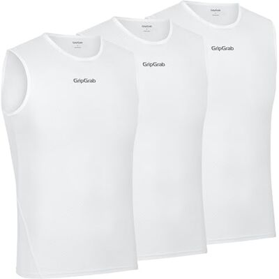 GripGrab Maglia Intima Ciclismo Ultralight Smanicata Mesh Base Layer Canotta Bici Intimo Ciclismo Uomo Estivo Singolo e Set GripGrab Maglia Intima Ciclismo Ultralight Smanicata Mesh Base Layer Canotta Bici Intimo Ciclismo Uomo Estivo Singolo e Set