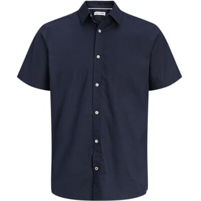 Jack & Jones Shirt Jjhenry Slub-Maglietta SS, Blazer Blu Marine, XL Uomo Jack & Jones Shirt Jjhenry Slub-Maglietta SS, Blazer Blu Marine, XL Uomo