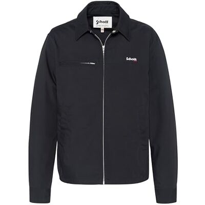 Schott , Giacca Uomo, Blu (Navy), XL Schott , Giacca Uomo, Blu (Navy), XL