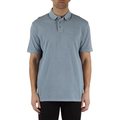 Armani Uomo Urban Heights, Logo Embroidered, vestibilità Normale, Blu, XXL, Ashley Blu, XXL Armani Uomo Urban Heights, Logo Embroidered, vestibilità Normale, Blu, XXL, Ashley Blu, XXL