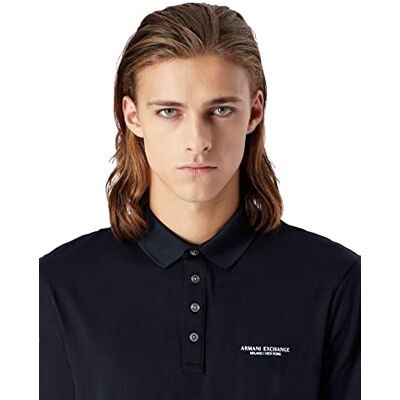 Armani 4 Buttons Polo, Blu (Navy 1510), Small Uomo Armani 4 Buttons Polo, Blu (Navy 1510), Small Uomo