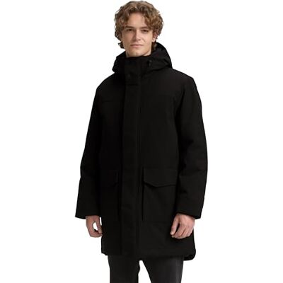 TOM TAILOR Denim Uomo Parka, 29999-Black, L, 29999 Black, L TOM TAILOR Denim Uomo Parka, 29999-Black, L, 29999 Black, L
