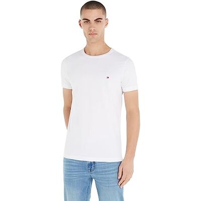 Tommy Hilfiger Uomo T-shirt Maniche Corte Core Stretch Slim Fit Tommy Hilfiger Uomo T-shirt Maniche Corte Core Stretch Slim Fit
