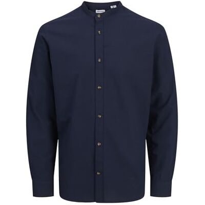 Jack & Jones JJESUMMER Maglietta LS SN, Blazer Blu Marine, S Jack & Jones JJESUMMER Maglietta LS SN, Blazer Blu Marine, S