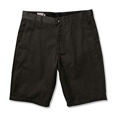 Volcom Vmonty Chino Shorts Pantaloncini Casual, Antracite Melange, 33 Uomo Volcom Vmonty Chino Shorts Pantaloncini Casual, Antracite Melange, 33 Uomo