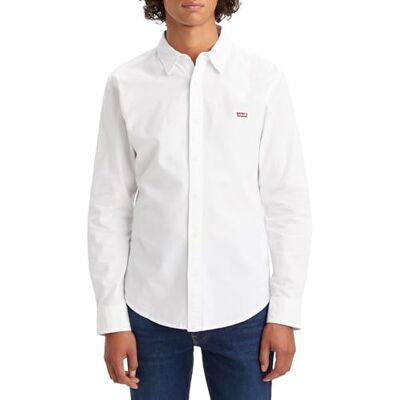 Levis Long-Sleeve Battery Housemark Slim, Uomo, White, XXL Levis Long-Sleeve Battery Housemark Slim, Uomo, White, XXL