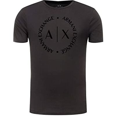 Armani Tee With Tone-on-tone Logo, T-shirt, Uomo, Nero, XS Armani Tee With Tone-on-tone Logo, T-shirt, Uomo, Nero, XS
