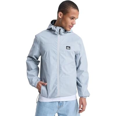 Quiksilver Giacca Impermeabile Overcast 3K Tape Uomo Grigio Quiksilver Giacca Impermeabile Overcast 3K Tape Uomo Grigio