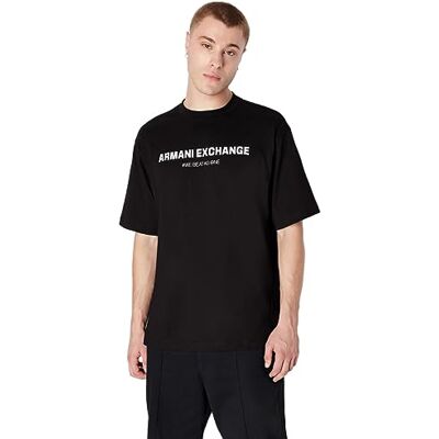 Armani Limited Edition We Beat As One Capsule Heavy Jersey Jumper, Polo Maglione Uomo, Nero, M Armani Limited Edition We Beat As One Capsule Heavy Jersey Jumper, Polo Maglione Uomo, Nero, M