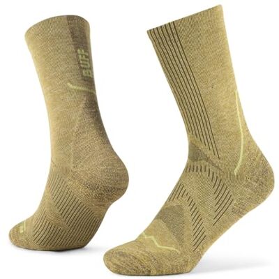 Buff® Calzini Dryflx Crew, Asciugatura rapida, Ammortizzato, Corsa, Fresco, Confortevole, XL, Verde Buff® Calzini Dryflx Crew, Asciugatura rapida, Ammortizzato, Corsa, Fresco, Confortevole, XL, Verde