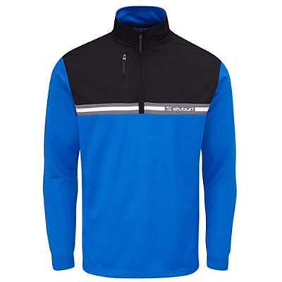 Stuburt Flitton Giacca da Golf da Uomo a Mezza Zip, Termica, Traspirante, Sportiva, Uomo, , Royal, S Stuburt Flitton Giacca da Golf da Uomo a Mezza Zip, Termica, Traspirante, Sportiva, Uomo, , Royal, S