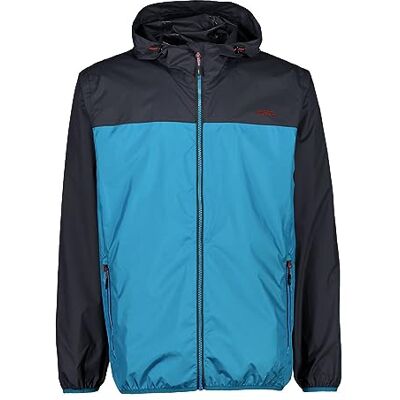 CMP Man Jacket Rain Fix Hood Giacca da pioggia Uomo (Pacco da 1) Colonna d'acqua 5, antivento e impermeabile, cuciture nastrate, estremamente leggera, 270 g, impermeabile e sempre con te CMP Man Jacket Rain Fix Hood Giacca da pioggia Uomo (Pacco da 1) Colonna d'acqua 5, antivento e impermeabile, cuciture nastrate, estremamente leggera, 270 g, impermeabile e sempre con te
