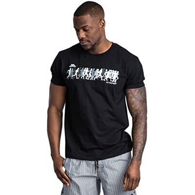 Trespass – Pantaloni da Trekking t-Shirt con Stampa sul Petto, Uomo, , Nero, S Trespass – Pantaloni da Trekking t-Shirt con Stampa sul Petto, Uomo, , Nero, S