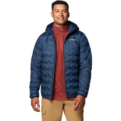 Columbia Delta Ridge II Down Hooded Jacket, Tessuto pronto per l'avventura, Riflettente Omni-Heat, Costruzione Heat Seal, Idrorepellenza Omni-Shield, Piumino certificato RDS, Cappuccio Scuba da uomo Columbia Delta Ridge II Down Hooded Jacket, Tessuto pronto per l'avventura, Riflettente Omni-Heat, Costruzione Heat Seal, Idrorepellenza Omni-Shield, Piumino certificato RDS, Cappuccio Scuba da uomo